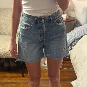 Abercrombie & Fitch Blue Jean Shorts